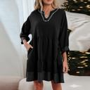  Midnight Whisper Stitch Dress