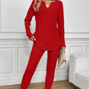  Crimson Cozy Lounge Set