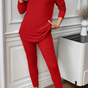  Crimson Cozy Lounge Set