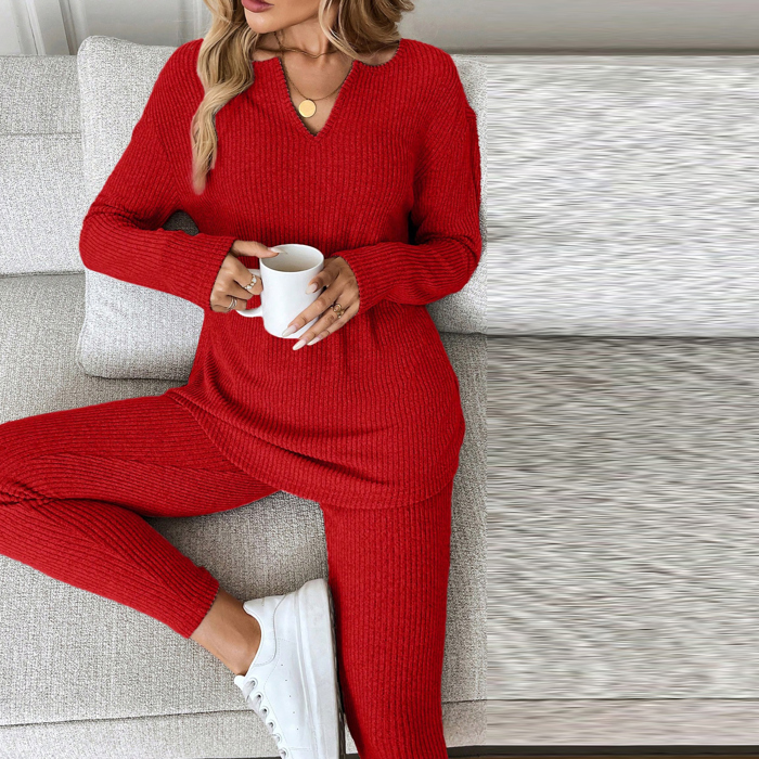 Crimson Cozy Lounge Set