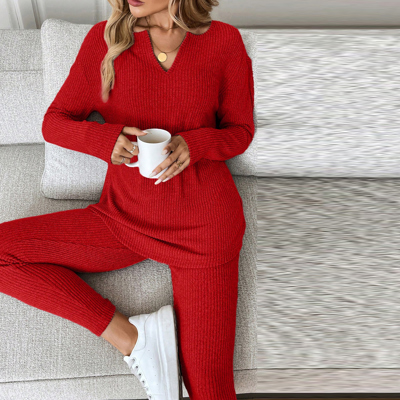 Crimson Cozy Lounge Set