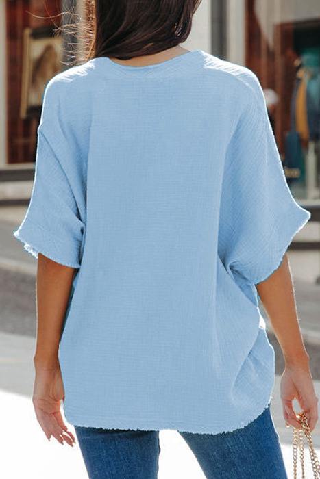 Serenade Crinkle Dolman Cotton Top