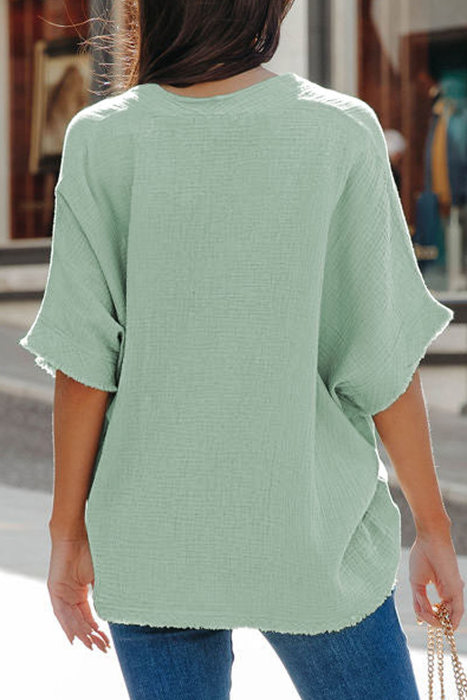 Serenade Crinkle Dolman Cotton Top
