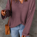  Mauve Bliss Waffle Knit Top