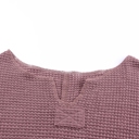  Mauve Bliss Waffle Knit Top