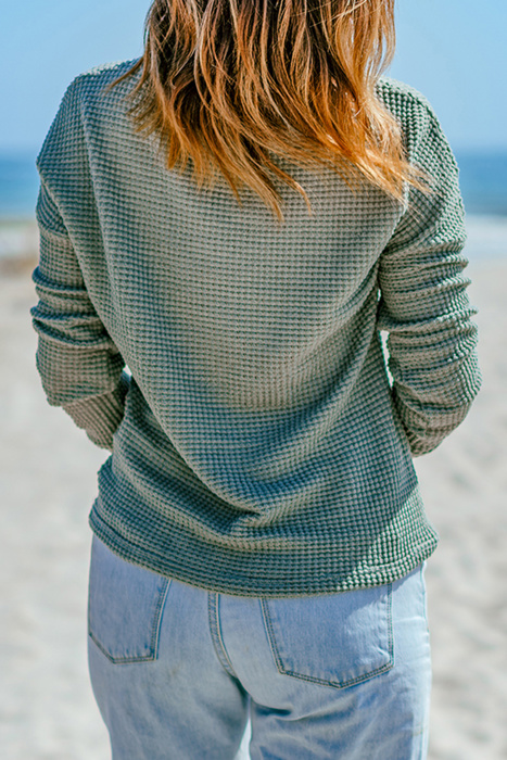 Meadow Mist Waffle Top
