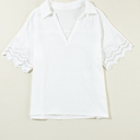  Lace Whisper Crinkle Blouse