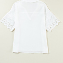  Lace Whisper Crinkle Blouse