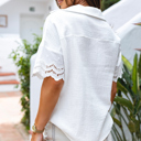  Lace Whisper Crinkle Blouse