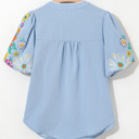  Daisy Meadow Embroidered Top