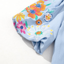  Daisy Meadow Embroidered Top