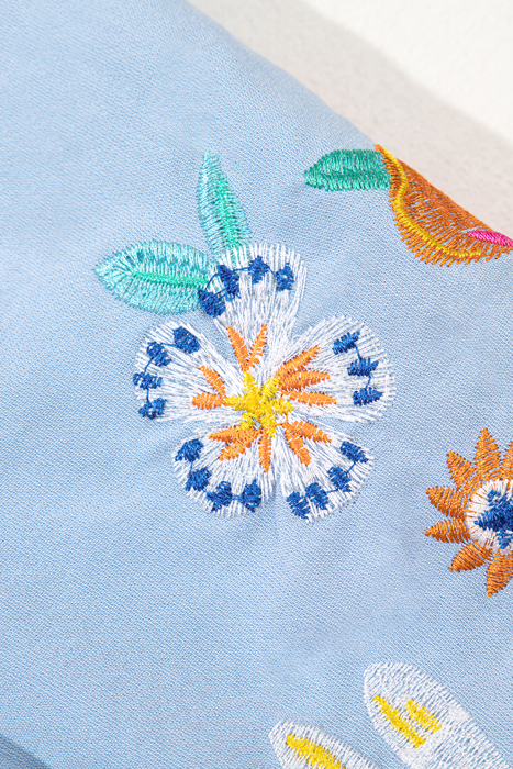 Daisy Meadow Embroidered Top