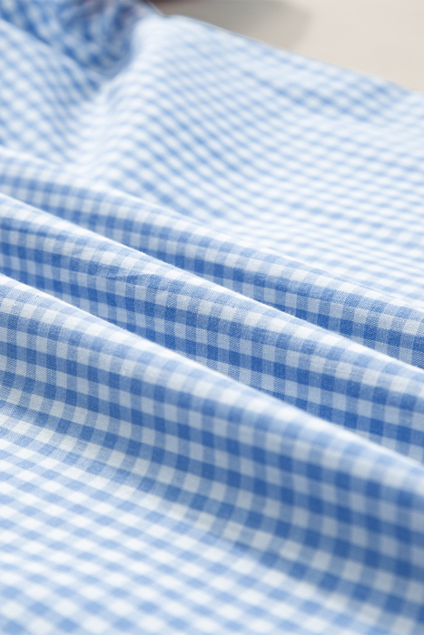 Embroidered Meadow Gingham Blouse