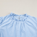  Embroidered Meadow Gingham Blouse