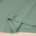  Soft Moss Colorblock Lounge Top