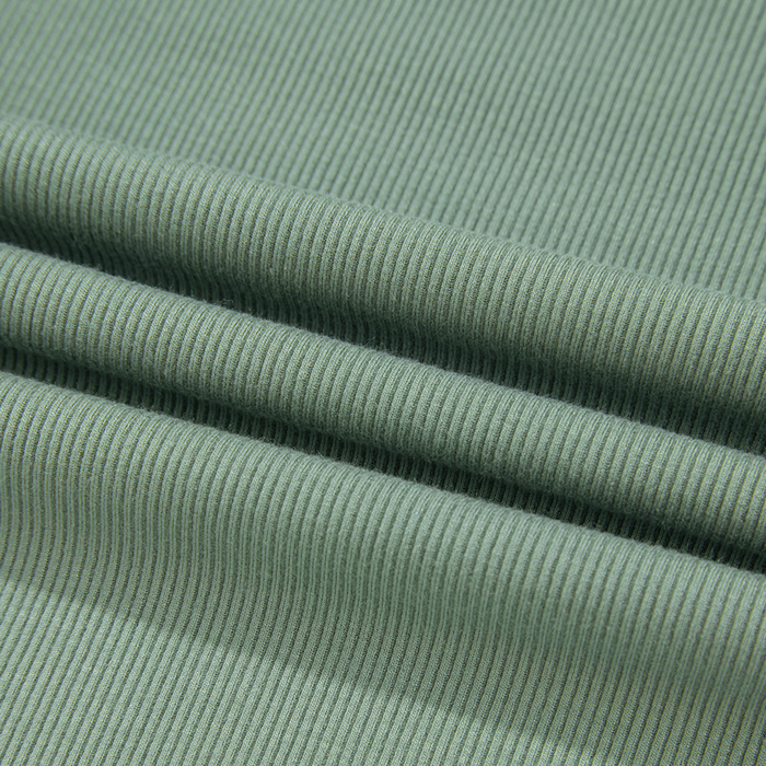 Soft Moss Colorblock Lounge Top