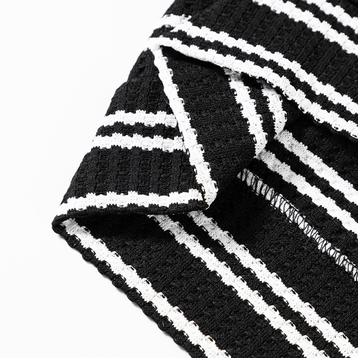Midnight Stripe Half-Zip Pullover