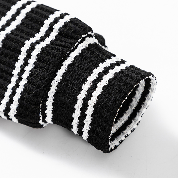 Midnight Stripe Half-Zip Pullover