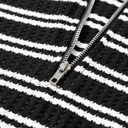  Midnight Stripe Half-Zip Pullover