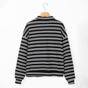  Midnight Stripe Half-Zip Pullover
