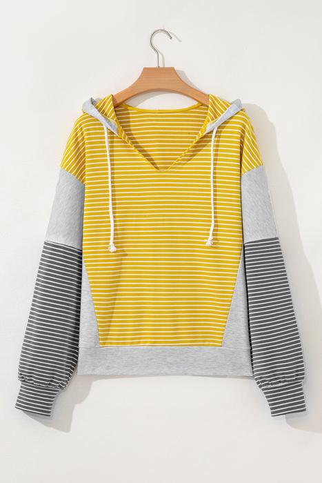 Sunny Stripe Colorblock Hoodie