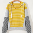  Sunny Stripe Colorblock Hoodie