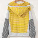  Sunny Stripe Colorblock Hoodie