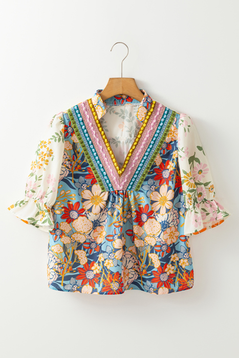Meadow Embroidered Peasant Blouse