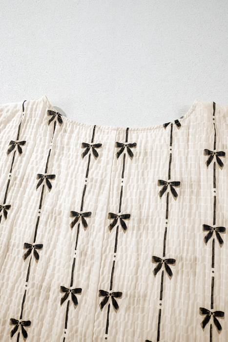 Bow Bliss Crinkle Top