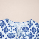  Azure Medallion Tassel Top