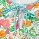  Meadow Glow Tie-Front Blouse