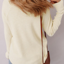  Buttercream Henley Top