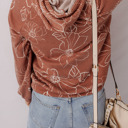  Rust Blossom Hoodie