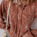  Rust Blossom Hoodie