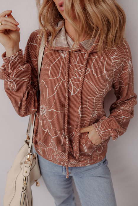 Rust Blossom Hoodie