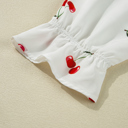  Cherry Whisper Babydoll Blouse