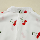  Cherry Whisper Babydoll Blouse