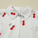  Cherry Whisper Babydoll Blouse