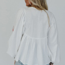  Wildflower Whimsy Peasant Top