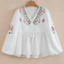  Wildflower Whimsy Peasant Top