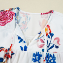  Bohemian Blossom Tassel Blouse