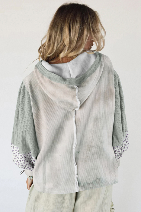 Meadow Blossom Patchwork Hoodie