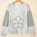  Meadow Blossom Patchwork Hoodie