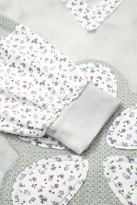Meadow Blossom Patchwork Hoodie