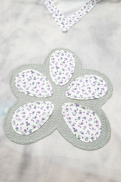 Meadow Blossom Patchwork Hoodie