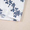  Midnight Bloom Embroidered Blouse