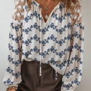  Midnight Bloom Embroidered Blouse