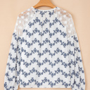  Midnight Bloom Embroidered Blouse