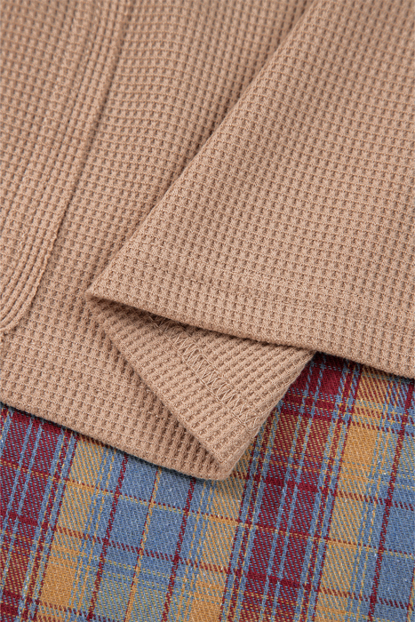Rustic Patchwork Henley