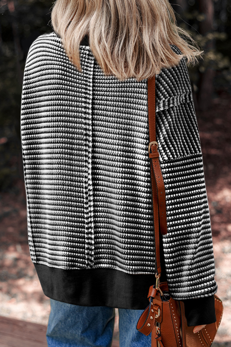 Striped Ease Knit Pullover